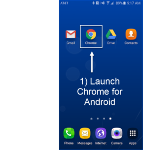 launch chrome